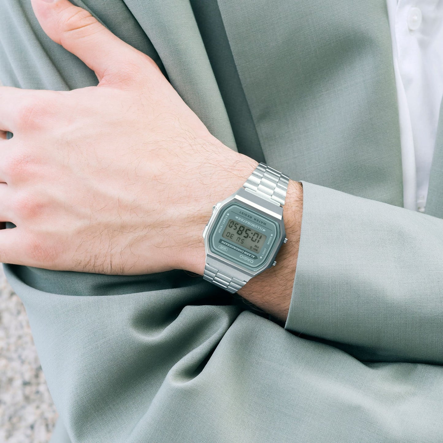 CASIO SILVER - A168WA-3A