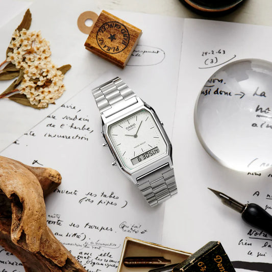 CASIO SILVER - AQ230A-7A