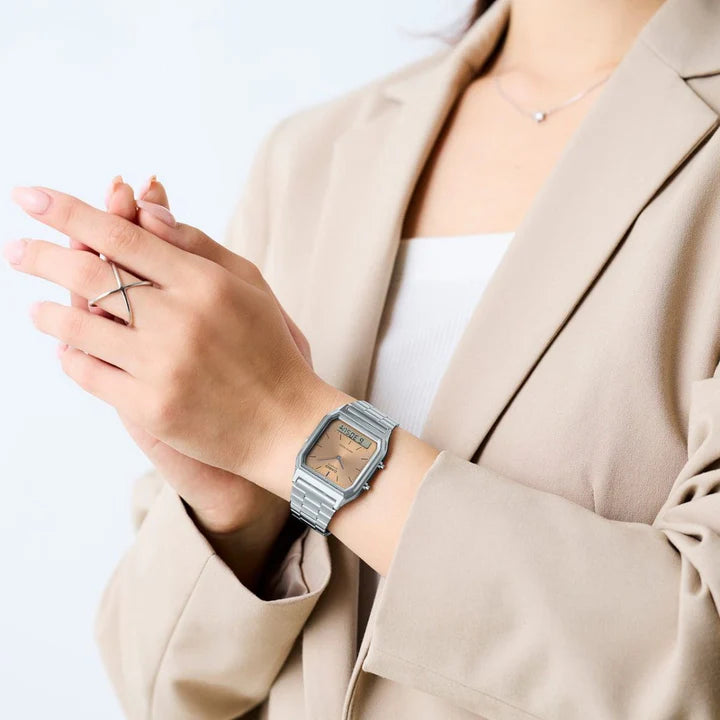 CASIO SILVER -AQ230A-4A