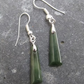 Greenstone Earrings-ED3 G/S DROP EARRINGS 23MM