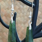 Greenstone Earrings-ED3 G/S DROP EARRINGS 23MM