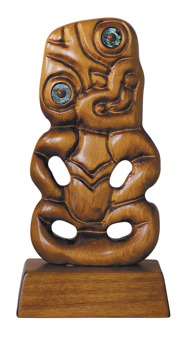 Tiki on a base